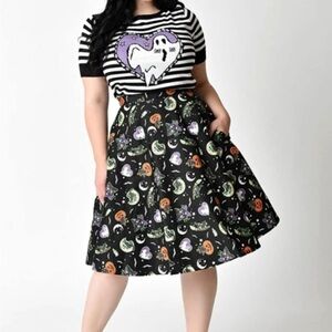 Hell Bunny 4x Halloween Skirt